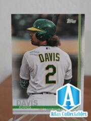 2019 Topps SP photo variation Khris Davis - #149 - Oakland Athletics